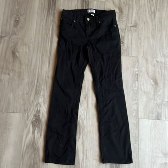 Children’s Place Black Bootcut Stretch Jeans Pants Size 8 - Picture 1 of 4